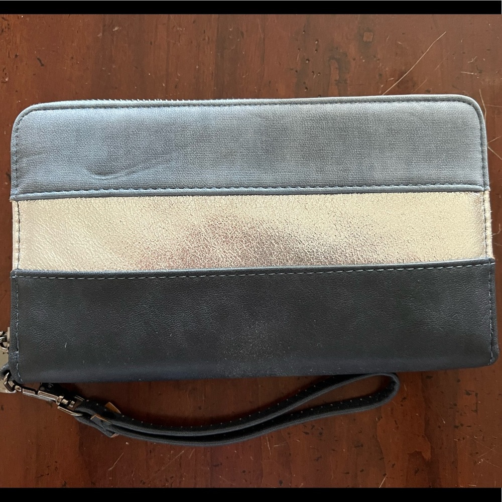 Madoline all around zipper wallet.